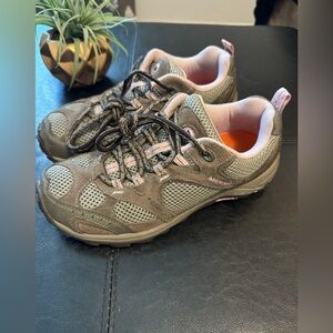 Merrell Womens Nova Ventilator Trail Hiking Shoes Brown J098316 Lace Up Mesh 8M